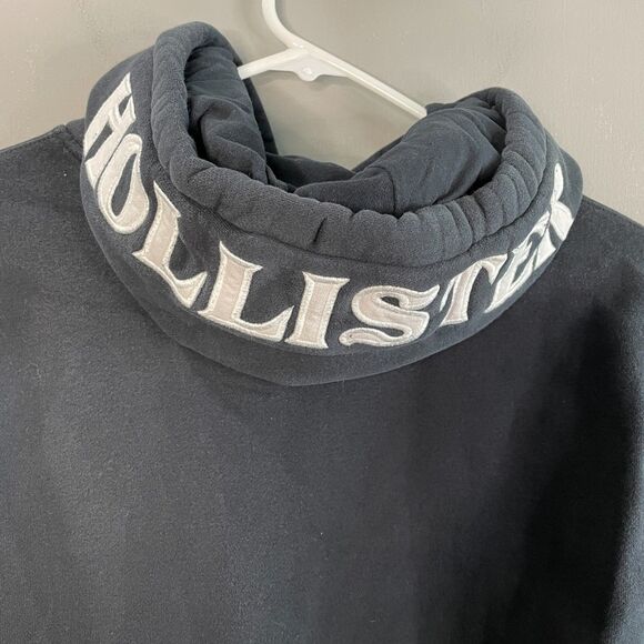 Hollister Mens S Black Pullover Tiger Graphic Hoodie Sweatshirt **READ** - Picture 4 of 9